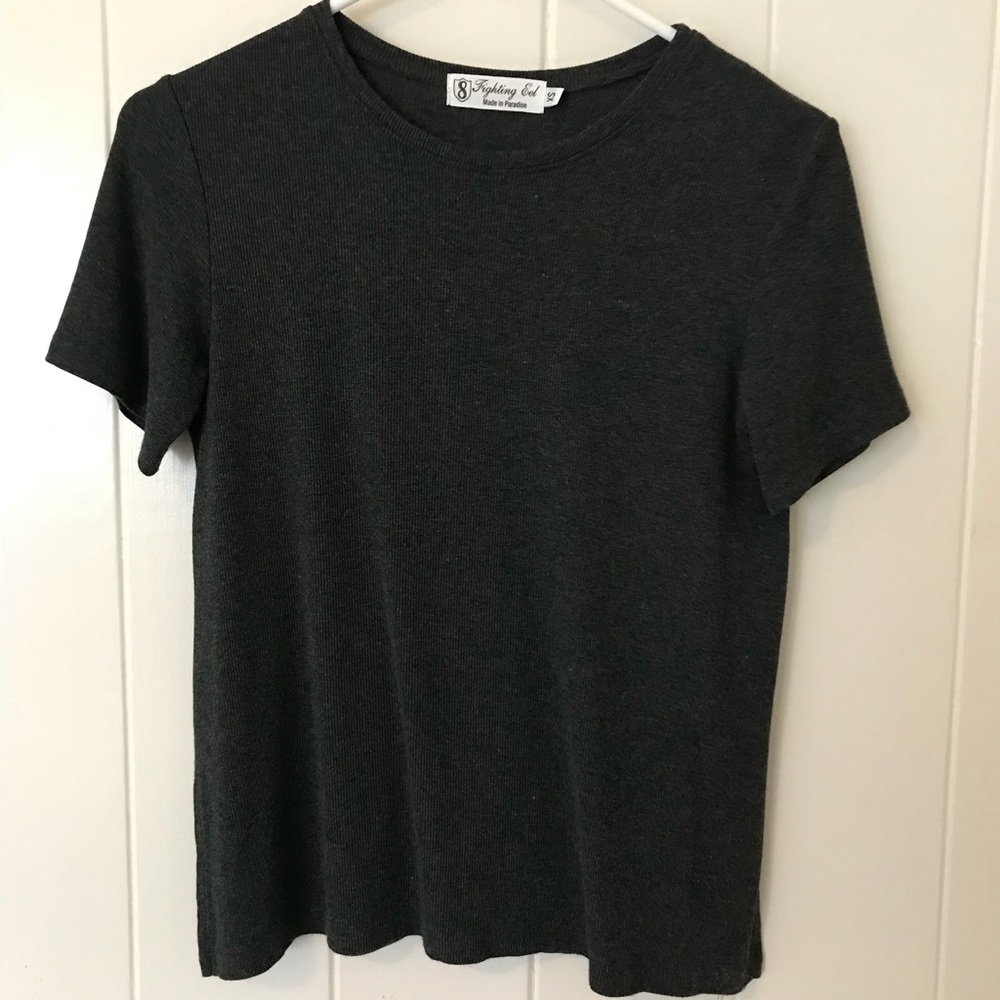 Fighting Eel Top Weekend Charcoal gray XS